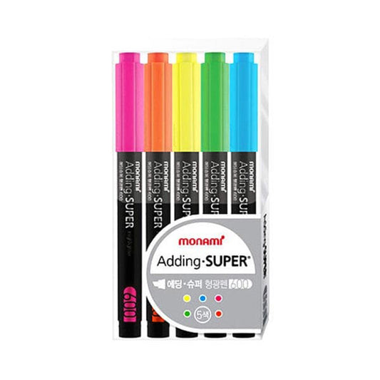 Monami Highlighter - 5 pack