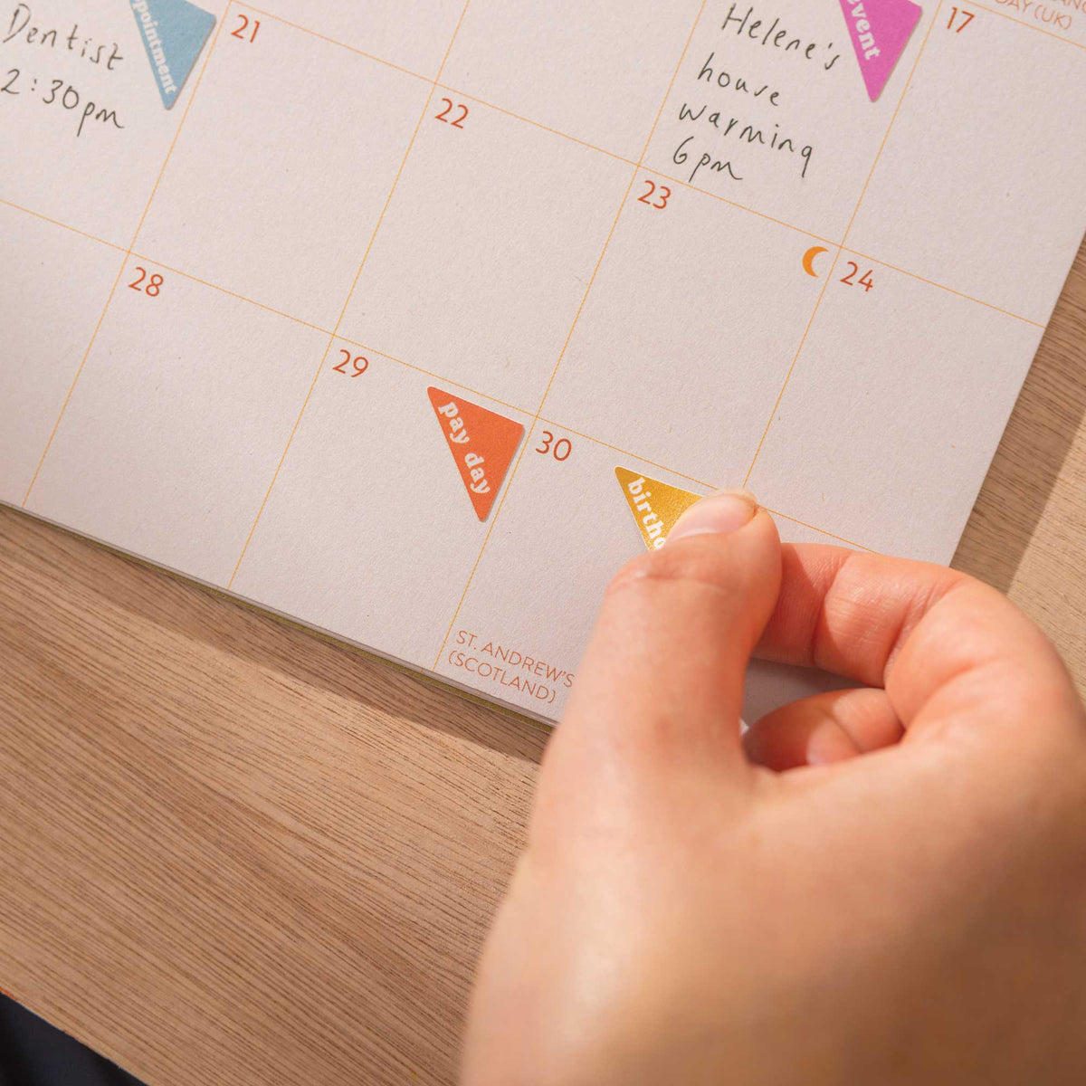 Corner Planner Stickers | Recycled Paper Stickers